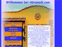 Tablet Screenshot of abramzik.com